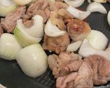 豚こま肉と新玉の甘辛ペッパー炒め*+作り方8写真