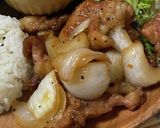 豚こま肉と新玉の甘辛ペッパー炒め*+作り方12写真