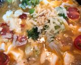 キムチ鍋アレンジチーズ絡め温野菜作り方5写真