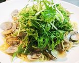 たらの芽とアサリのパスタ作り方16写真