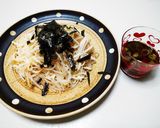 もやし入り　ヘルシーざるうどん作り方3写真