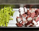 笹竹と蛸の炊き込みご飯作り方1写真
