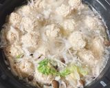 ごろごろ鶏団子鍋作り方5写真