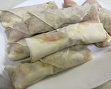 ☆豚こまでカレー春巻き♪作り方7写真