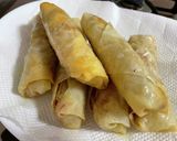 ☆豚こまでカレー春巻き♪作り方9写真