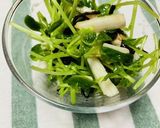 豆苗と長芋の塩昆布あえ作り方4写真