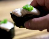とろとろ！おいしい！ 白子の軍艦巻き作り方9写真