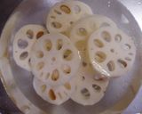 ヘルシー！れんこんのひき肉詰め焼き！作り方1写真