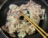 炒めるだけ♡簡単やみつき♡ねぎ塩牛丼作り方2写真
