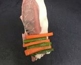 アスパラとにんじんの肉巻き塩レモン味作り方3写真