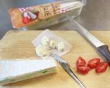 チーズのトリコロールカクテルサラダ作り方3写真
