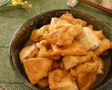鶏胸肉と焼き豆腐のうま煮作り方4写真