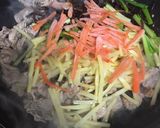 野菜たっぷり豚玉炒め作り方5写真