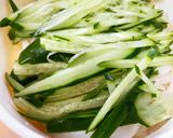 ランチボックスで冷しゃぶうどん弁当作り方2写真