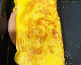 卵1個とハムで簡単♡ミルフィーユ卵焼き作り方4写真