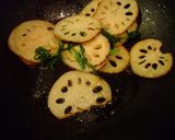 大葉風味れんこんのマヨネーズ焼き作り方3写真