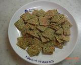 豆腐おからチップス♪青海苔小えび☆作り方4写真