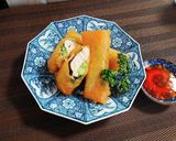 鶏とアスパラの春巻き作り方6写真