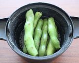 旬を食べよう！レンジで！そら豆の蒸し方作り方4写真