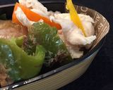 卯月22 まぐろ漬けカツ風 弁当作り方4写真