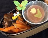 卯月22 まぐろ漬けカツ風 弁当作り方5写真