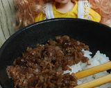 リカちゃん♡牛甘辛月見だし茶漬け✼¨*作り方7写真