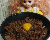 リカちゃん♡牛甘辛月見だし茶漬け✼¨*作り方10写真