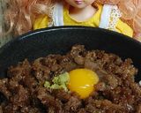 リカちゃん♡牛甘辛月見だし茶漬け✼¨*作り方11写真
