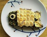 犬ご飯　健康一番こいのぼり作り方4写真