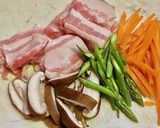 簡単・あり合わせ野菜プラスで回鍋肉作り方1写真