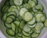 やみつき!カリカリ梅・胡瓜・大葉の酢の物作り方1写真