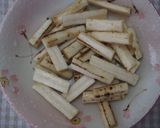 ボリューム満点！胸肉とゴボウ大葉照り焼き作り方1写真
