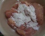 ボリューム満点！胸肉とゴボウ大葉照り焼き作り方3写真