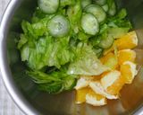 さっぱり！甘夏とレタスのドレッシング和え作り方3写真