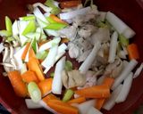 野菜たっぷりあんかけうどん作り方6写真