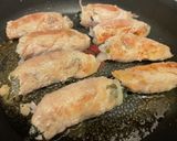新玉ねぎとわかめの肉巻き作り方3写真