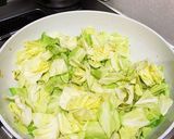 超簡単！キャベツとツナと塩昆布いため作り方1写真