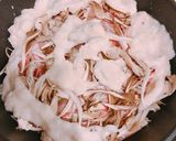 豚バラと野菜の蒸ししゃぶ、ニラ醤油ダレ作り方4写真