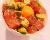 めんつゆで作るポキ丼！作り方3写真