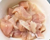 胸肉ズッキーニ梅わさび炒め味青椒肉絲風作り方8写真
