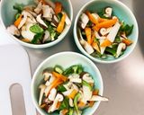 胸肉ズッキーニ梅わさび炒め味青椒肉絲風作り方9写真