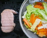 簡単！白菜のスパム炒め☆レモン風味作り方1写真
