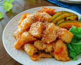 簡単節約☆鶏胸肉と厚揚げの照り焼き。作り方8写真