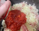玉ねぎたっぷりトマトソース作り方5写真