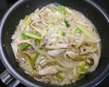 簡単！ツナ舞茸のクリームスープ作り方3写真