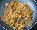 簡単！豚肉とこんにゃくのキムチ炒め作り方4写真