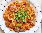 簡単！豚肉とこんにゃくのキムチ炒め作り方5写真