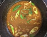 残り物チキンカレーでカレーうどん作り方2写真