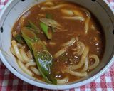 残り物チキンカレーでカレーうどん作り方7写真