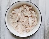 作り置き♪鶏ささみとブロッコリーの和え物作り方3写真